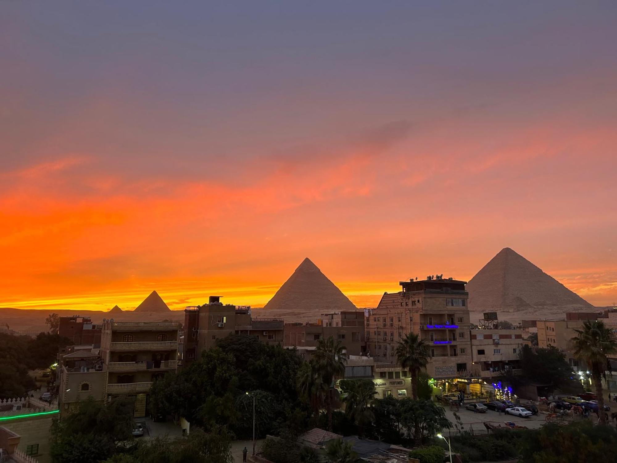 Matto Pyramids Inn Kafret el-Gabal Exterior foto