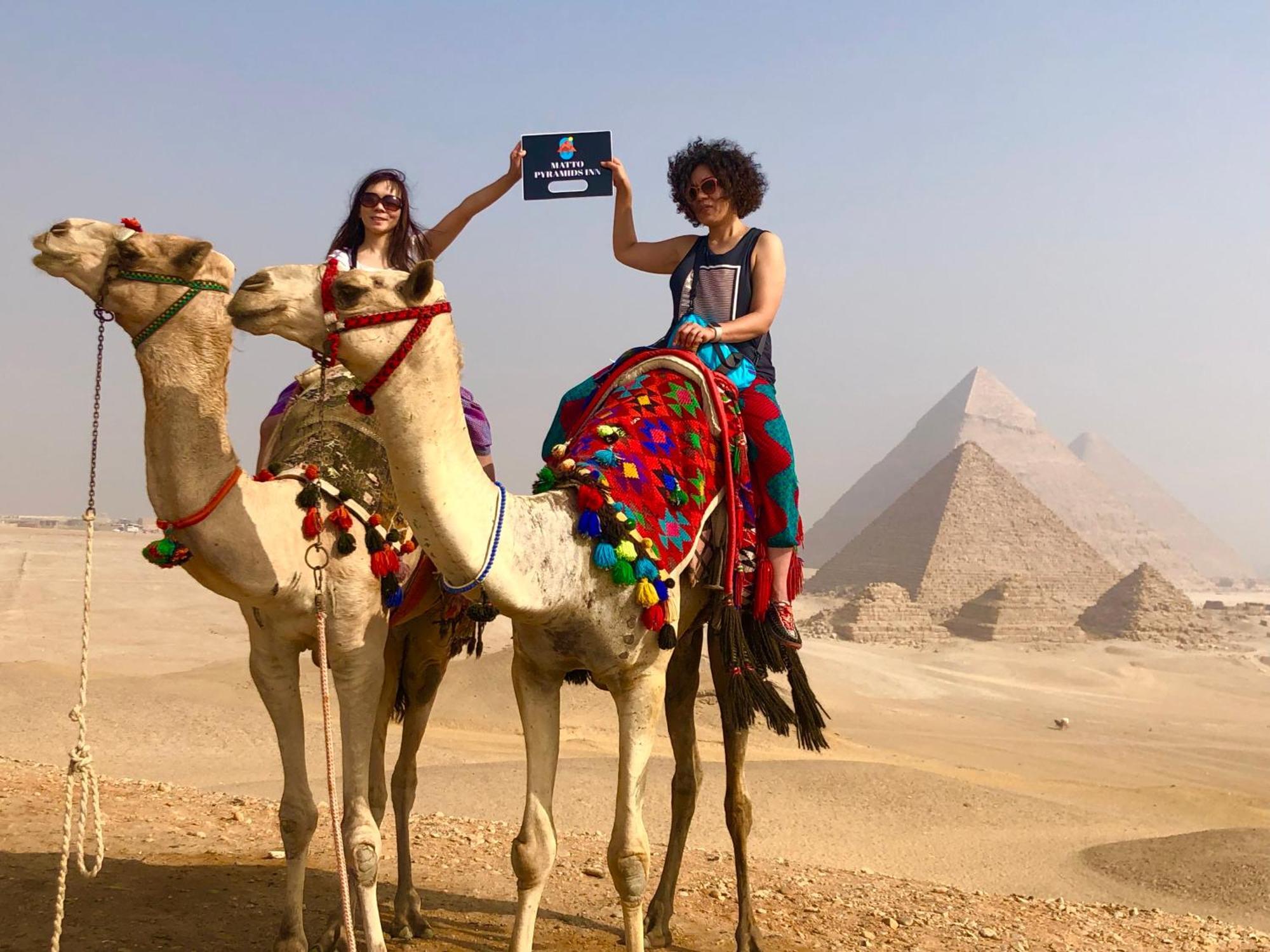 Matto Pyramids Inn Kafret el-Gabal Exterior foto