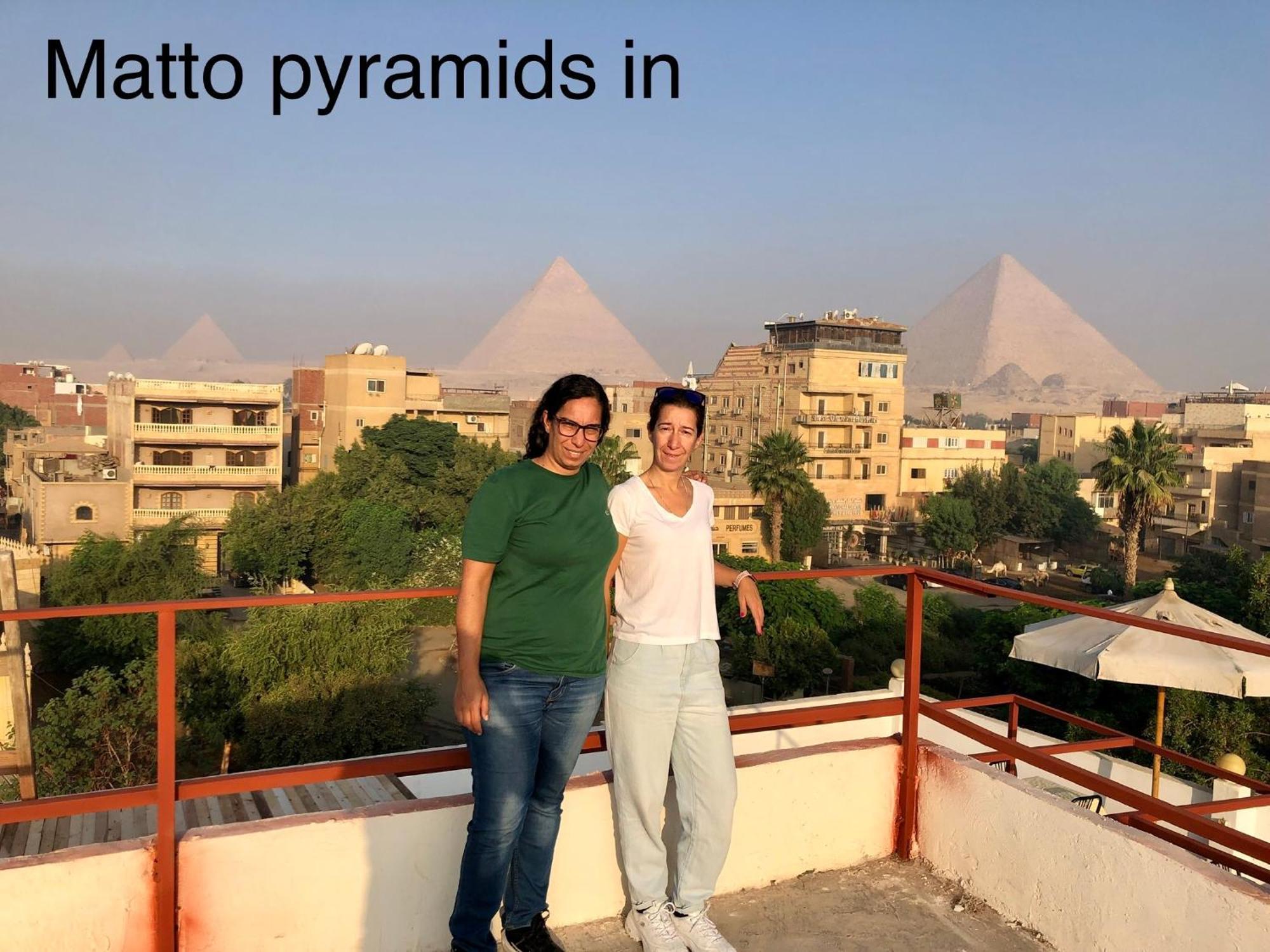 Matto Pyramids Inn Kafret el-Gabal Exterior foto